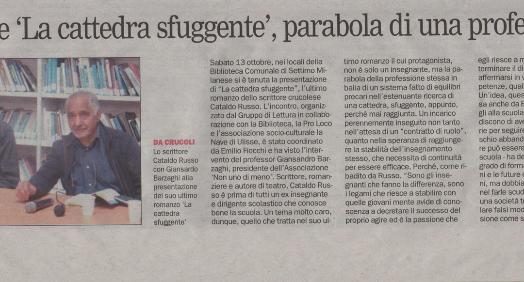 Rec. il crotonese cattedra